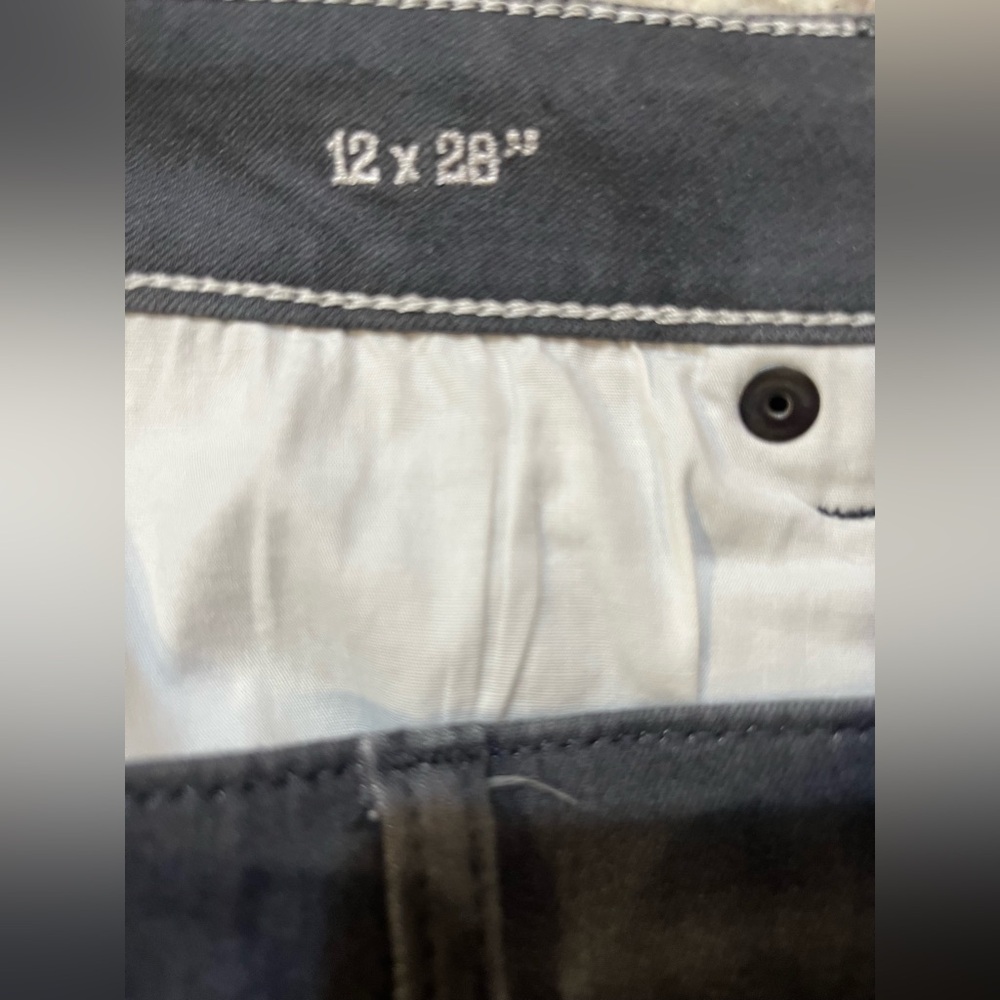 TOMMY BAHAMA WOMENS JEANS BORACAY GREY DENIM SIZE 12x28 - Picture 6 of 7